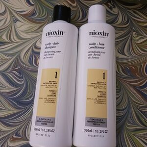 Nioxin Shampoo  & Conditioner #1 For Natural Untreated Hair New 10 oz